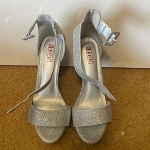 Silver heels